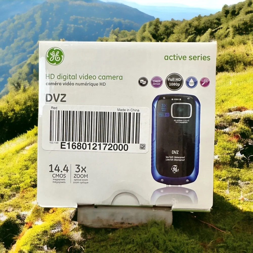 General Electric DVZ HD Digital Video Camera Active Series-RED